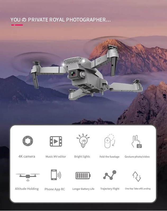 Picture of HD Drone Camera for Adults and Kids